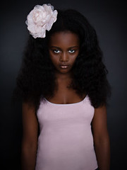 Beautiful black teen